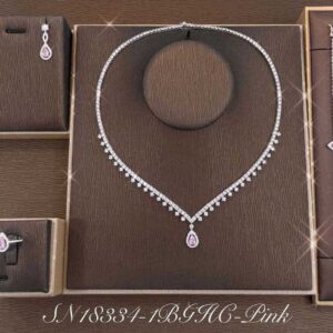 Necklace SN18334-1BPINK