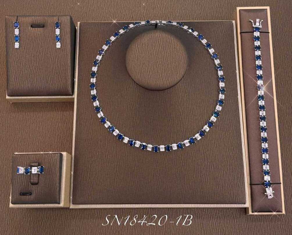 Necklace SN18420-1BBLUE