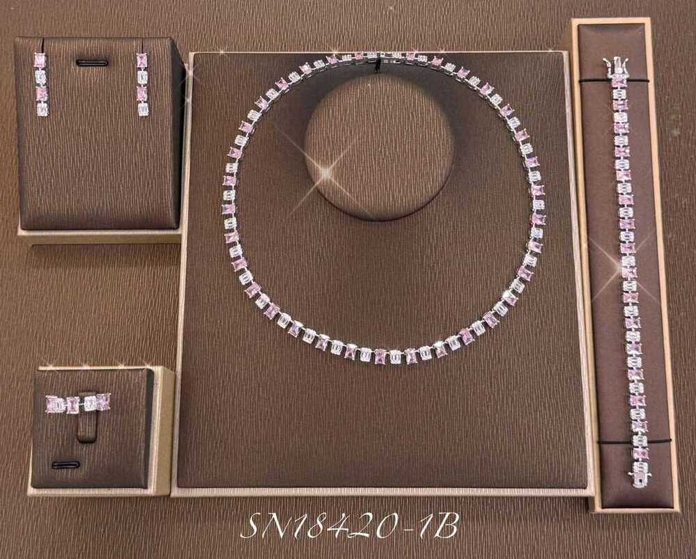 Necklace SN18420-1BPINK