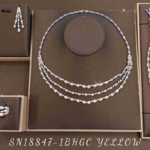 Necklace SN18847-1BYELLOW