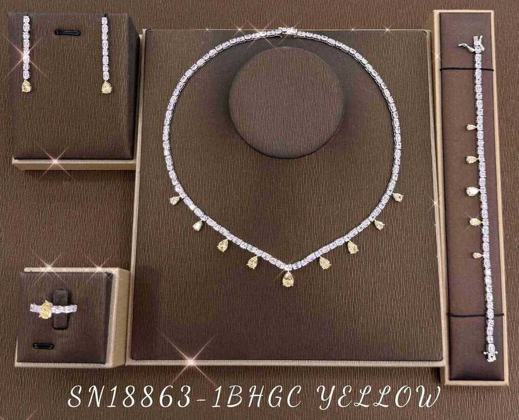 Necklace SN18863-1BYELLOW