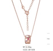 Necklace SN19115-S-1BCLCR-2