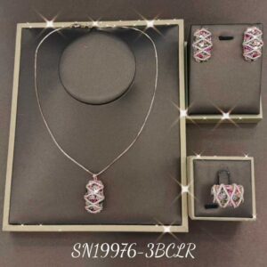 Necklace SN19976-S-3BCLR