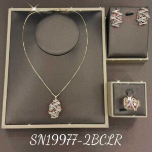 Necklace SN19977-S-2BCLR