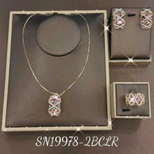 Necklace SN19978-S-2BCLR