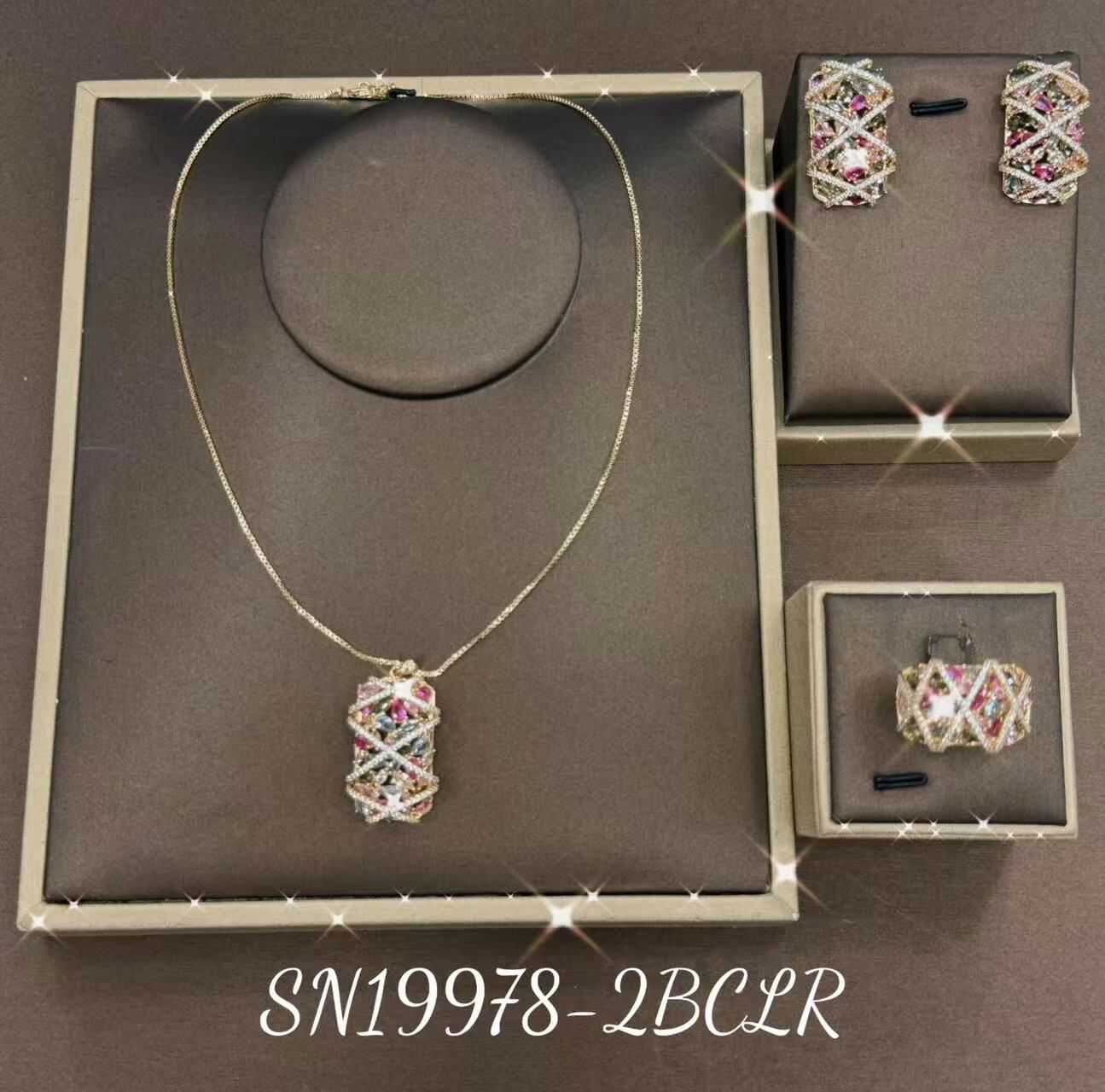 Necklace SN19978-S-2BCLR