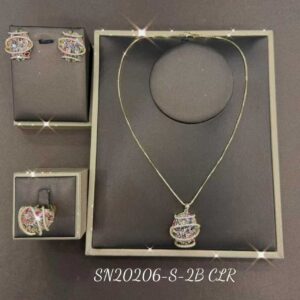 Necklace SN20206-S-2BCLR