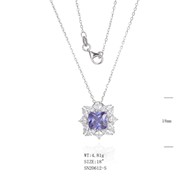Necklace SN20612-S-1BPURPLE-2