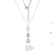 Necklace SN21270-S-1BBLUE-1