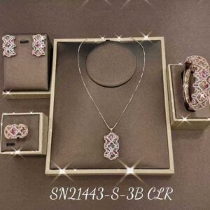 Necklace SN21443-S-3BCLR