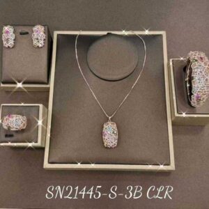 Necklace SN21445-S-3BCLR