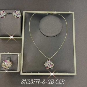 Necklace SN23777-S-2BCLR
