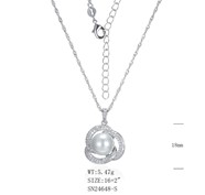 Necklace SN24648-S-1B-1