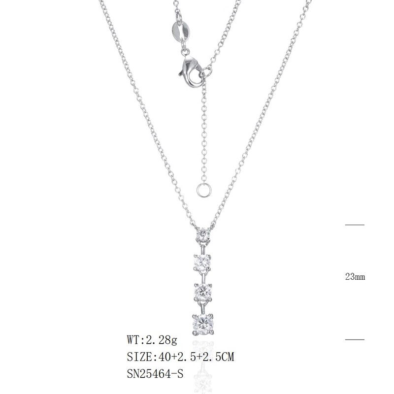Necklace SN25464-S-1B