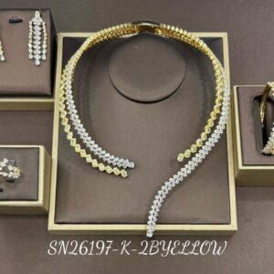 Necklace SN26197-K-2BYELLOW