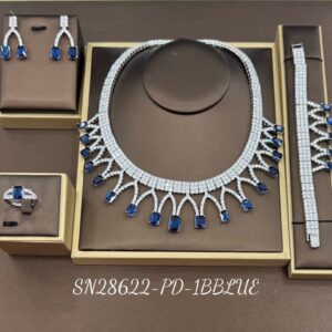 Necklace SN28622-PD-1BBLUE