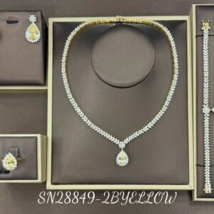 Necklace SN28849-2BYELLOW
