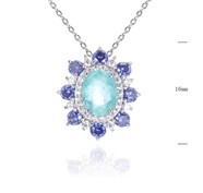 Necklace SZ29563-1BGREEN-2