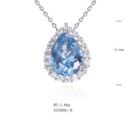 Necklace SZ34061-D-1BBLUE